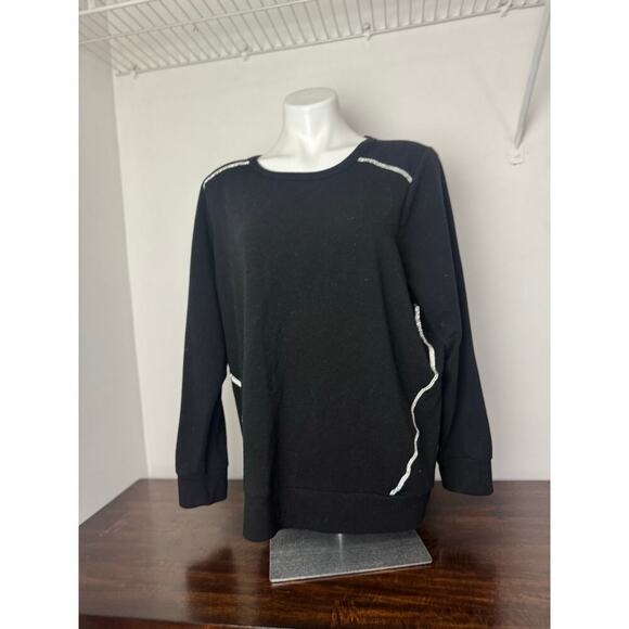 Torrid Black with Rhinestones Sweaters Size 3X - Picture 1 of 10